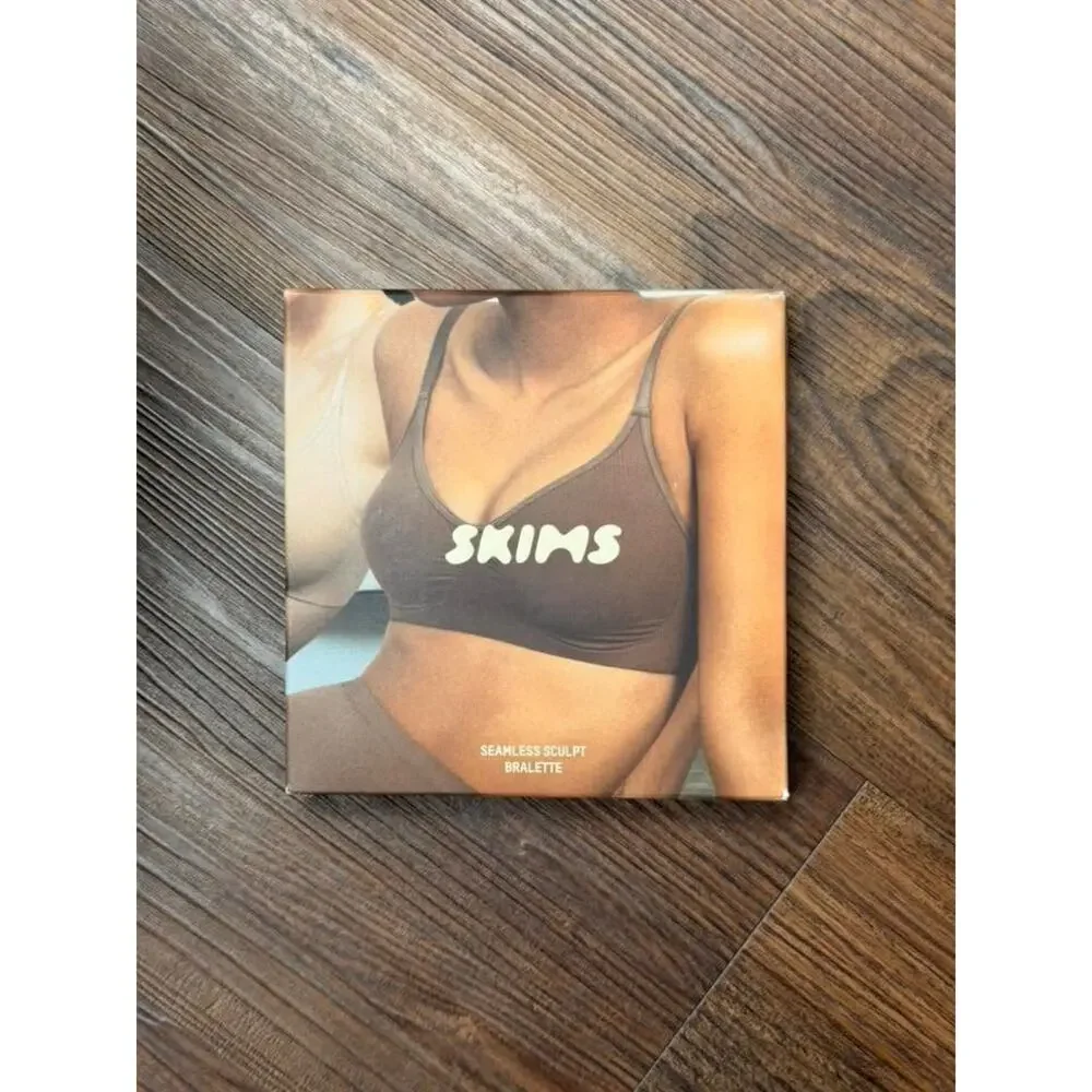 SKIMS SEAMLESS SCULPT Bralette - Clay Size 2X NWT #1992